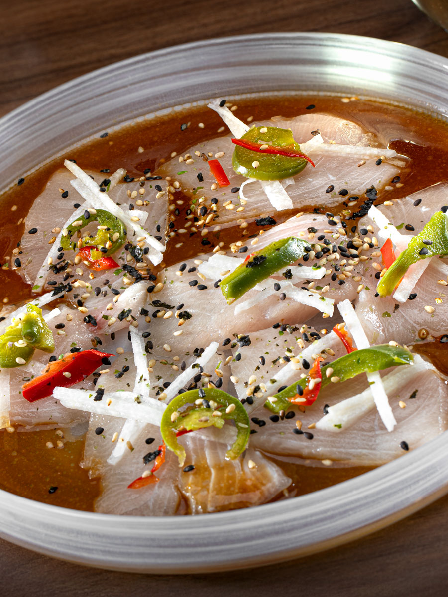 butcher & thief hamachi crudo credit chris wessling